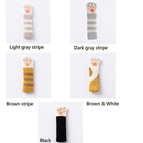 Handmade Cat Paw Socks Floor Protectors - Picture 8 of 8